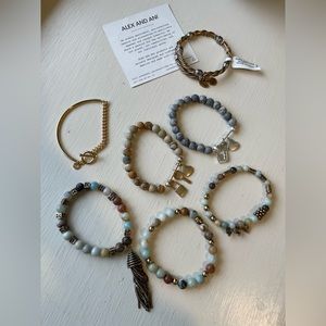 Brook & York Sawyer Toggle Bracelet ($80 retail), Alex & Ani bracelet, + more